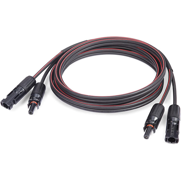 30Ft Piros és Fekete ikermagos napelem kábel 10AWG